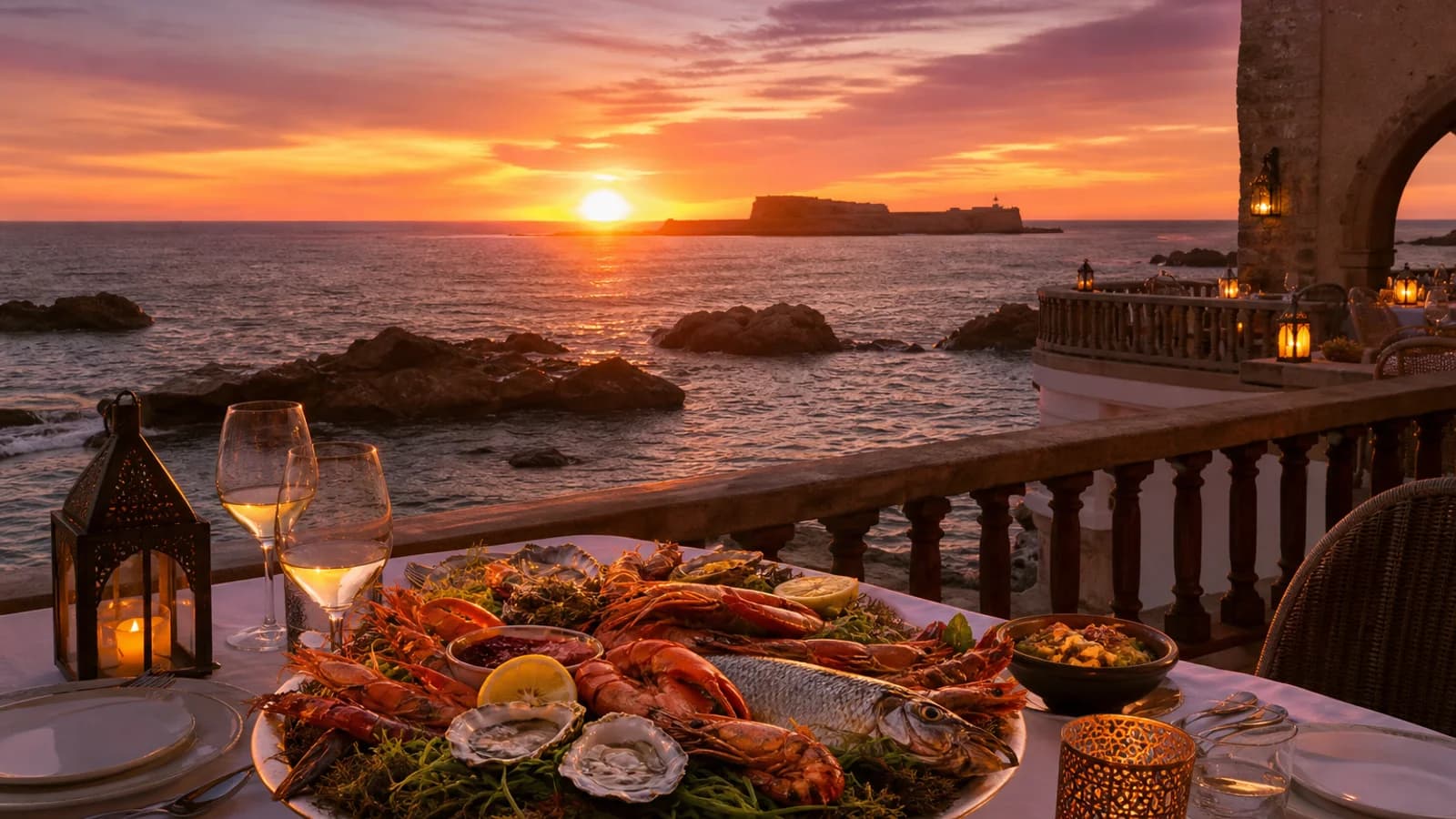 Where to Watch the Sunset in Essaouira While Enjoying Fresh Seafood