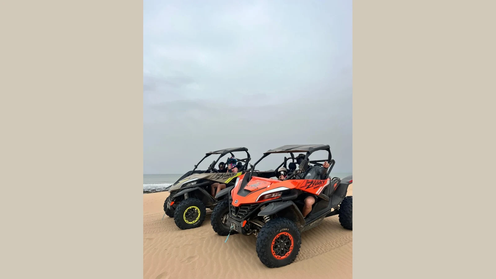 Quad and buggy tour on the dunes and beach near Essaouira