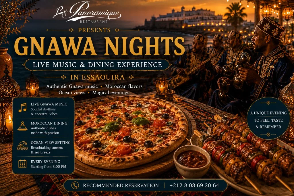 Gnawa Nights in Essaouira: Where Live Music, Ocean Air, and Moroccan Dining Meet