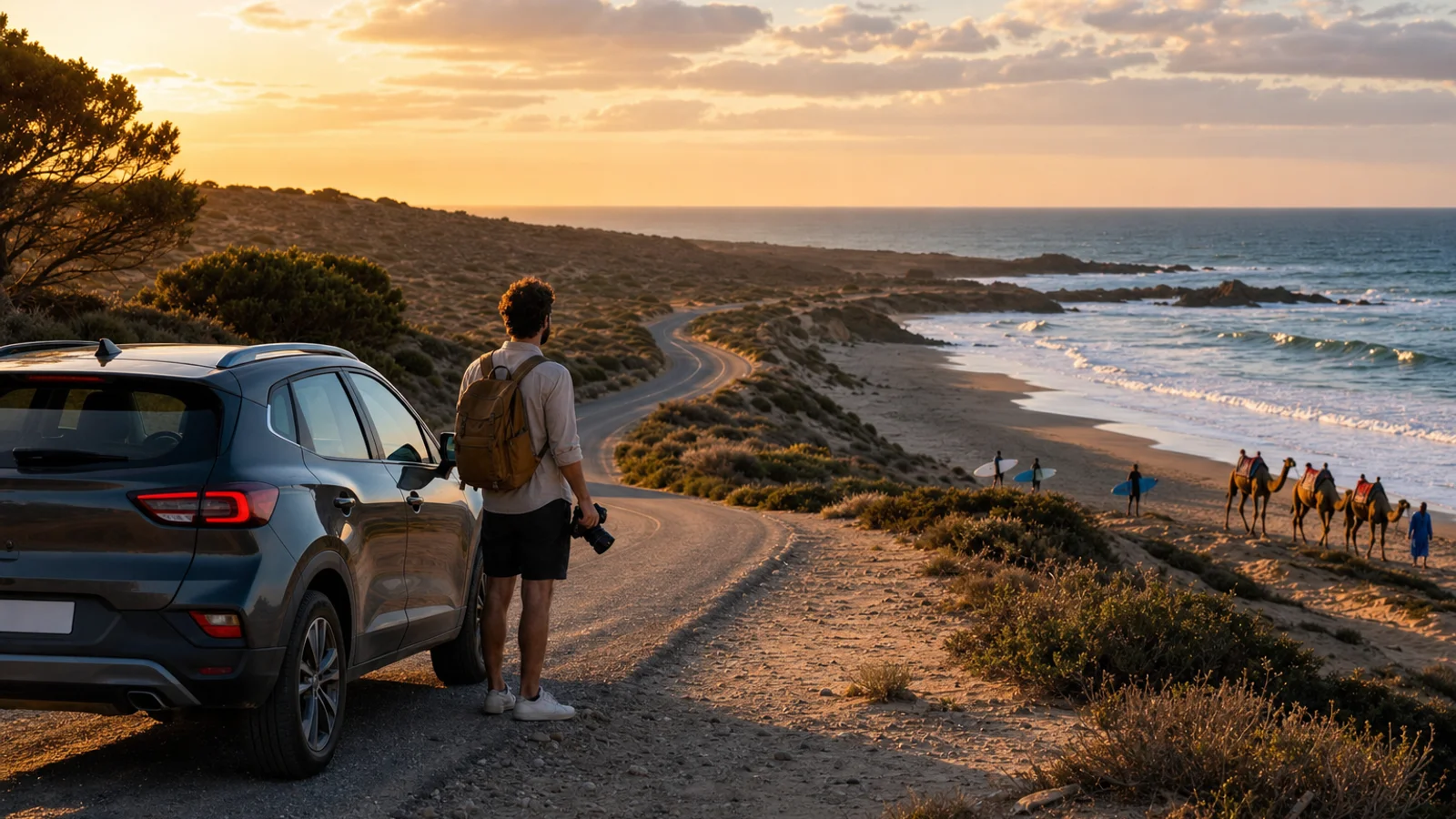 Coastal road trip — hire cars in Essaouira